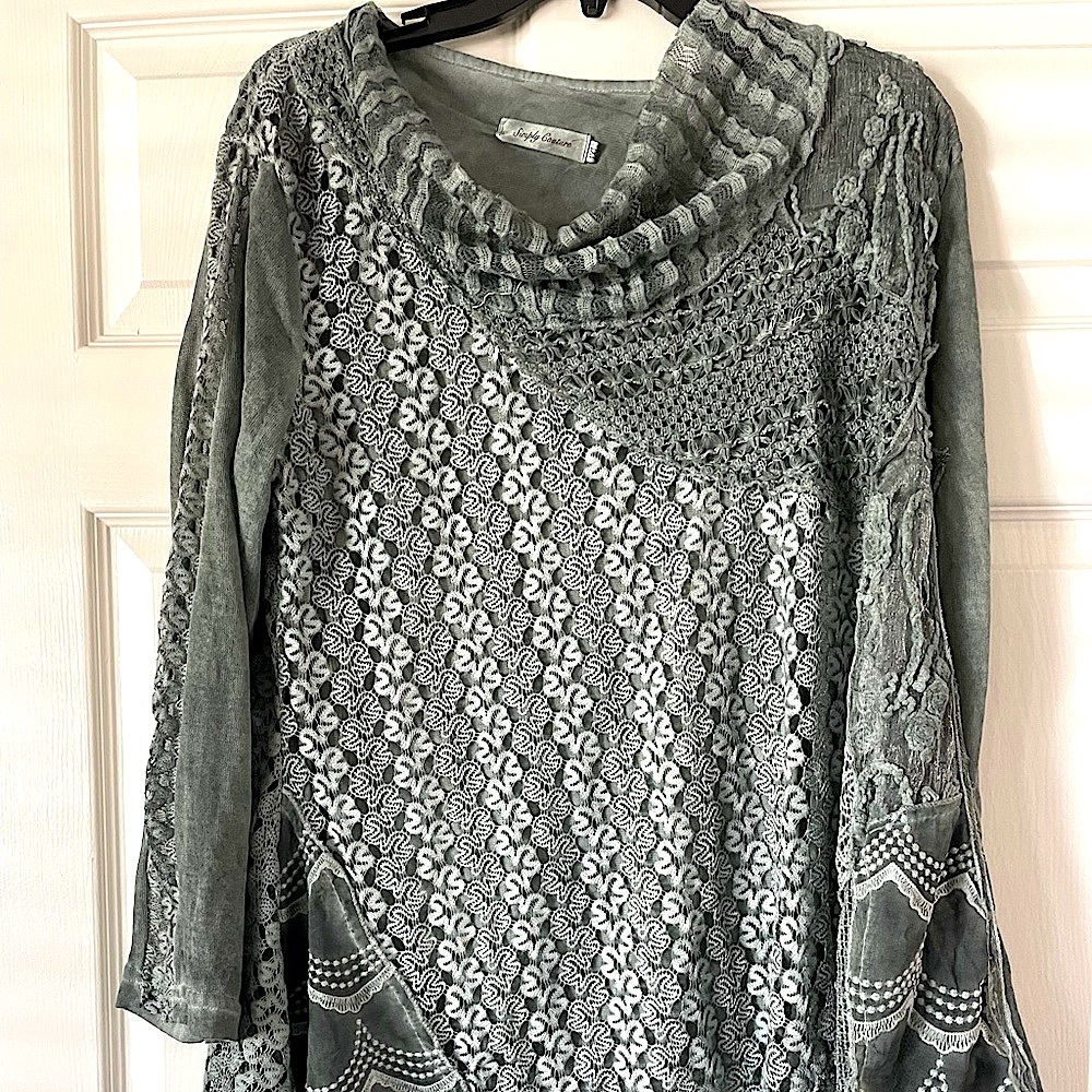 Simply couture XL sea foam green/gray